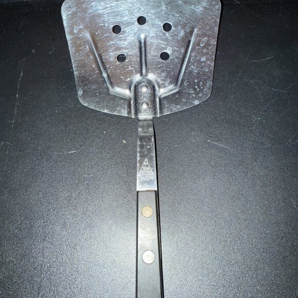 HOUSEHOLD Stainless Steel USA Spatula Turner Flipper 10" Wood Handle - Picture 11 of 16